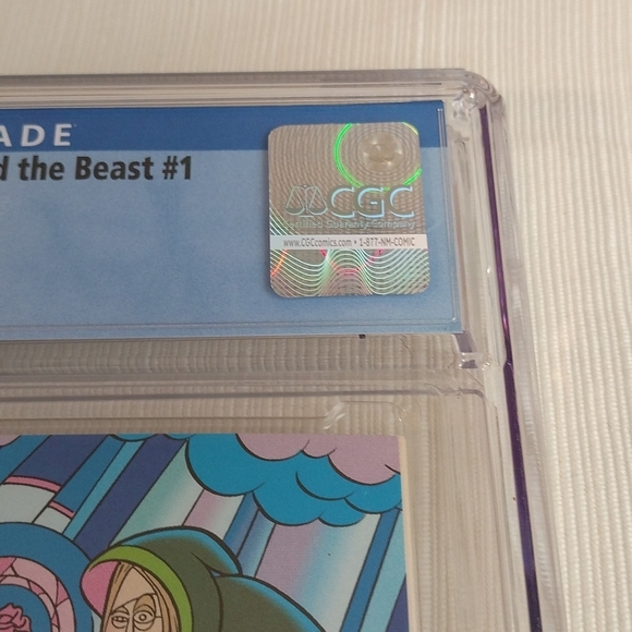 Disney's New Adventures of Beauty & The Beast CGC Graded 9.4 White Pages - Picture 5 of 11